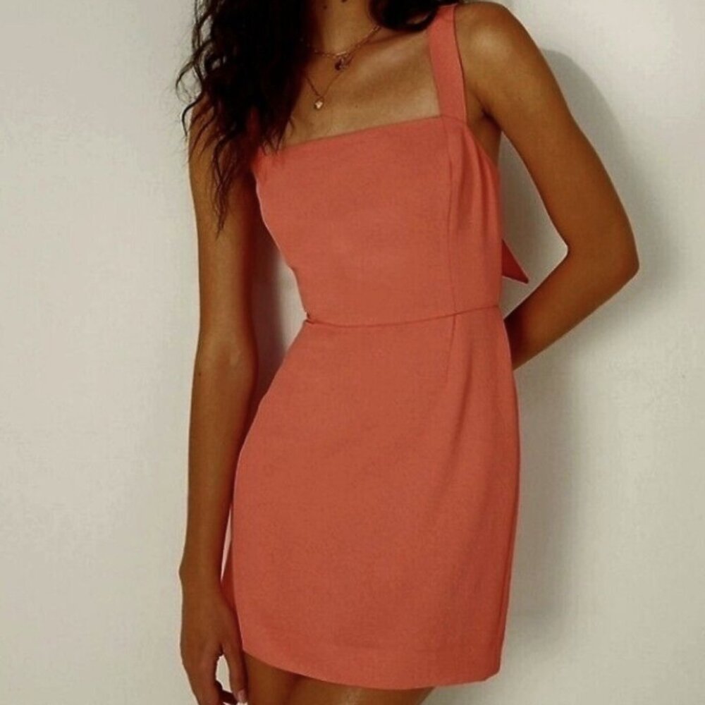 Aritzia Wilfred Écoulement Mini Dress (Size 2, Color: Sinopia)